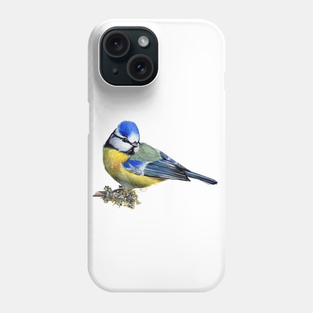 Bluetit Phone Case by paintthemoment