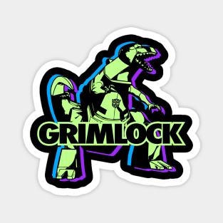 GRIMLOCK : Transformers GEN 1 - tri color Magnet