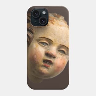 Disembodied Cherub head fragment Phone Case