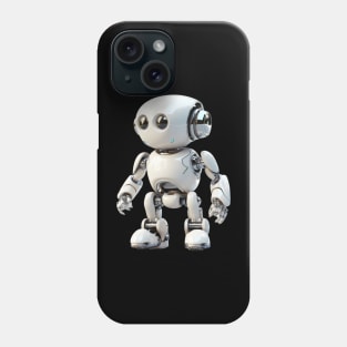 Futuristic White Toy Robot Phone Case