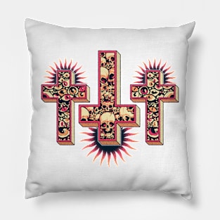 Skulls and crosses Pillow