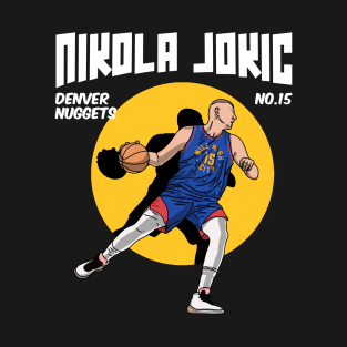 Nikola Jokic Comic Style Art T-Shirt