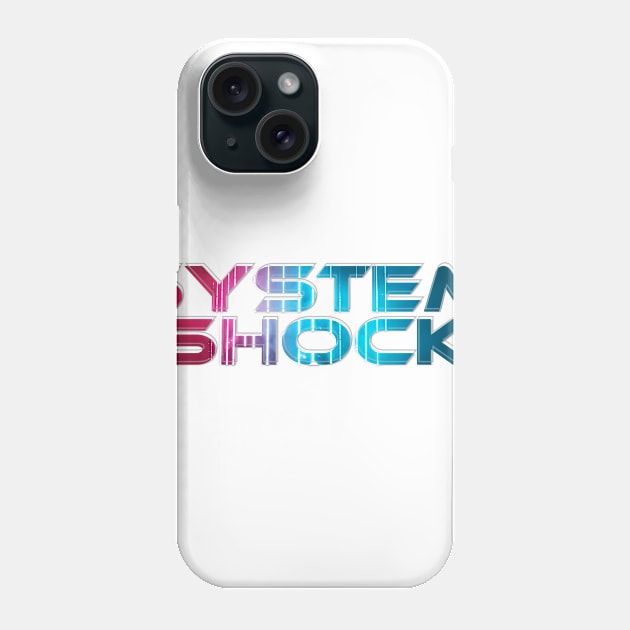 SYSTEM SHOCK Phone Case by afternoontees