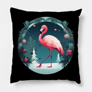 Flamingo Flock Sunset, Love Flamingos Pillow