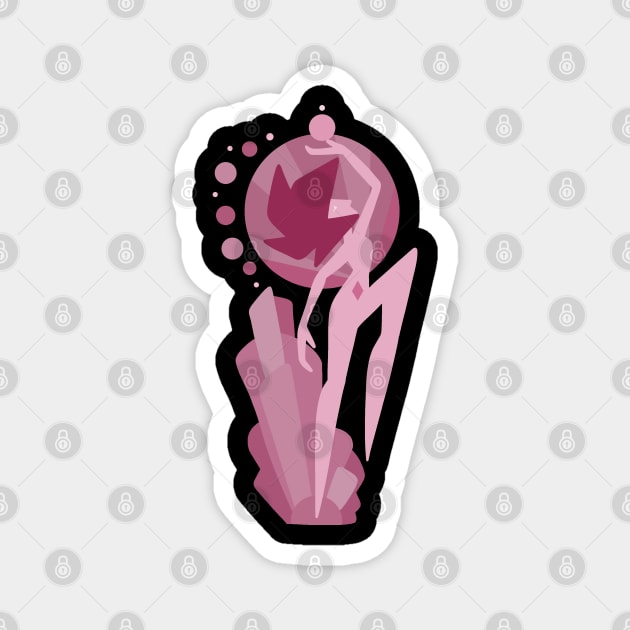 Diamond Authority - Pink Diamond Magnet by valentinahramov