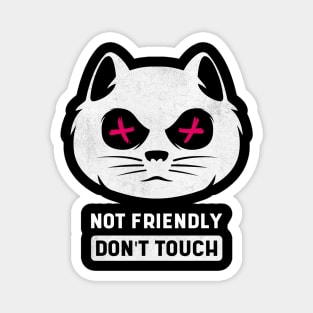 Not Friendly Do Not Touch Magnet