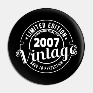 2007 VINTAGE - 14Th BIRTHDAY GIFT Pin