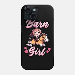 Barn Girl I Equestrian Pony Horse Fan Phone Case