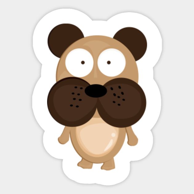 Funny dog - Funny Dog - Sticker