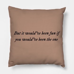 The 1 Lyrics Pillow