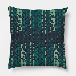 Tiny circles gradient Pillow