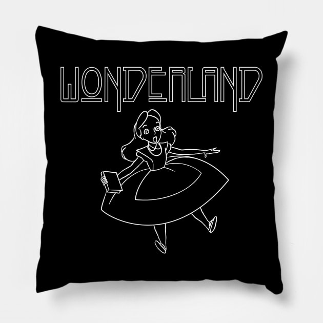Wonderland Rock Pillow by technofaze