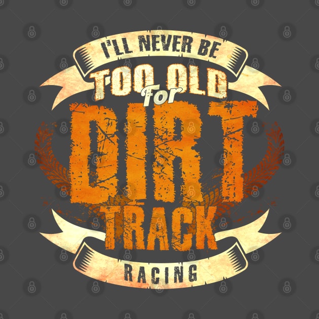 Racer Sprint Car Dirt Track Racing by Toeffishirts