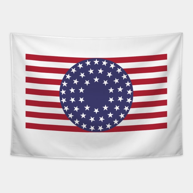 Watchmen Universe Flag of the USA Tapestry by popkulturniy