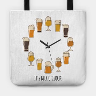 It's Beer O'clock! Tote