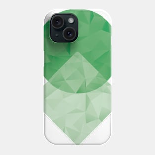 Green Geometric Shapes Phone Case