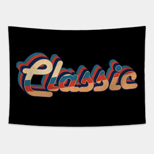 classic - vintage retro 70s future b Tapestry