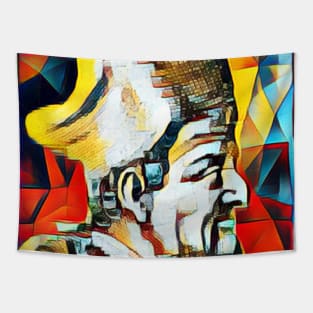 Lorenzo Valla Abstract Portrait | Lorenzo Valla Artwork 2 Tapestry