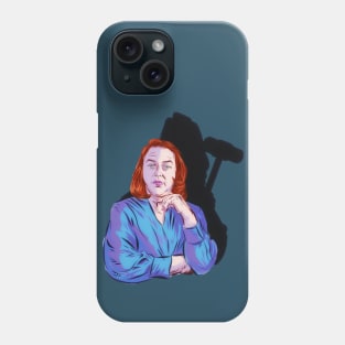 Kathy Bates - An illustration by Paul Cemmick Phone Case