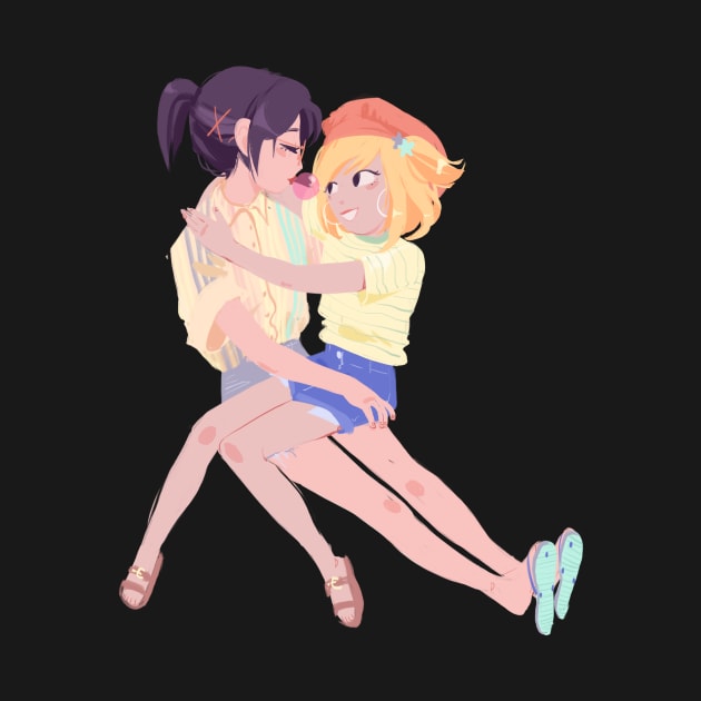 Kiyoko and Yachi by marxandria