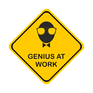 Genius at Work Funny Science Gift T-Shirt