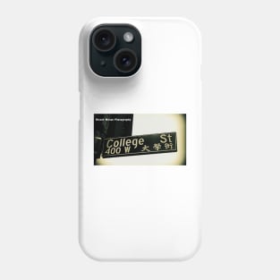 College Street, Chinatown, Los Angeles, California by Mistah Wilson Phone Case