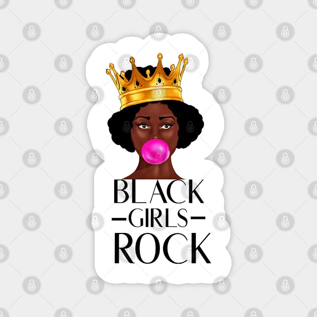 Black Girls Rock Afro Queen Magnet by johnnie2749