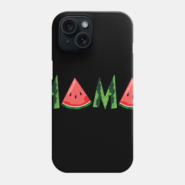 Watermelon Mama Summer Tropical Fruit Phone Case by Elliottda