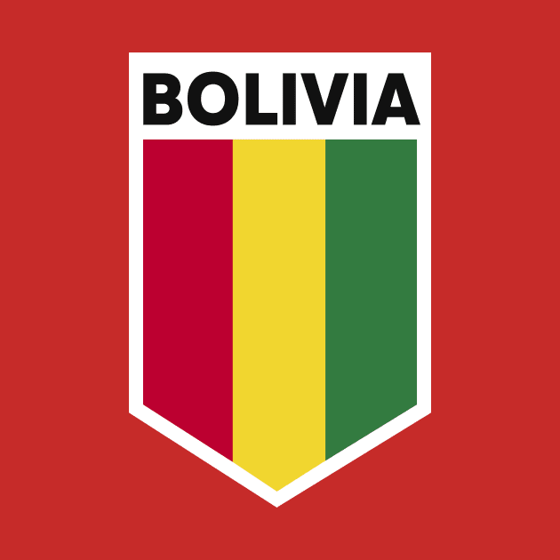 Bolivia Flag Emblem by SLAG_Creative