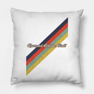 retro vintage color Reverend Horton Heat Pillow