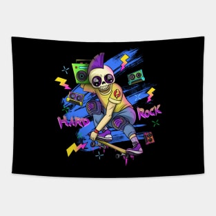 Grunge Punk Skull Skate Tapestry