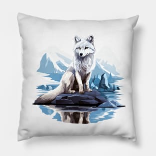 Arctic Fox Pillow