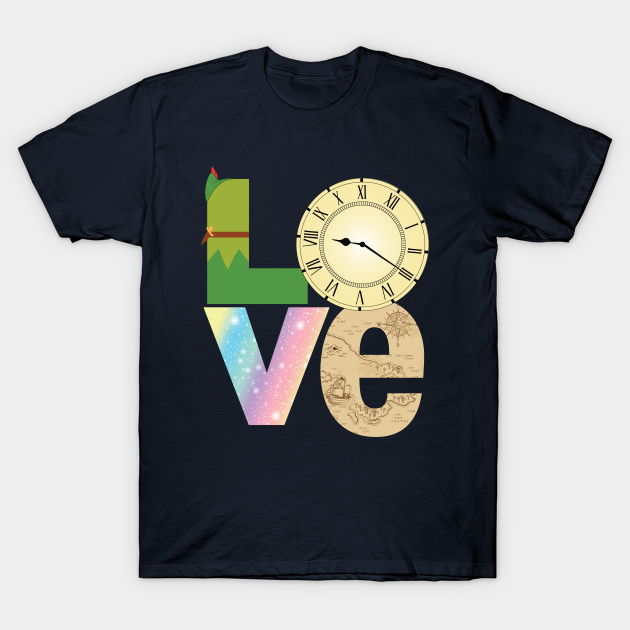 Discover Never Never LOVE - Peter Pan - T-Shirt