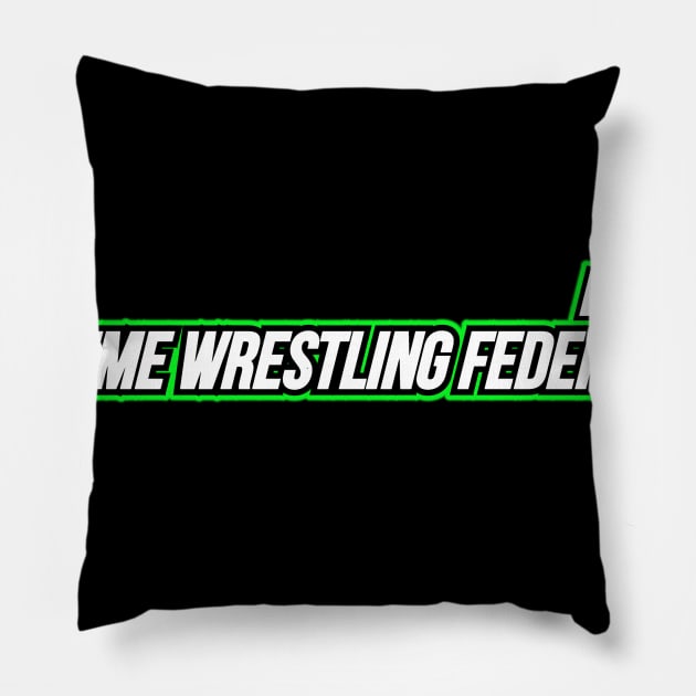 XWF Official Logo GREEN Pillow by The_Sarge