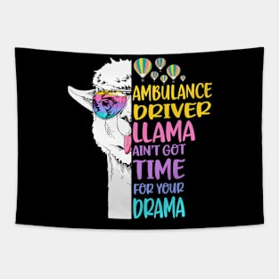 Ambulance Driver Llama Tapestry