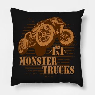 Monster Truck 4x4 Off Road Pillow