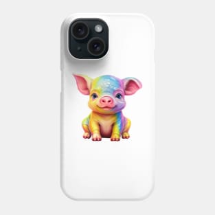 Rainbow Baby Pig Phone Case