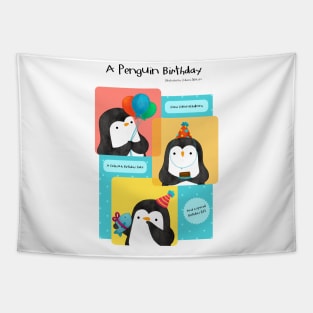 A Penguin Birthday Tapestry