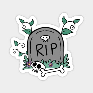 RIP Tombstone Magnet