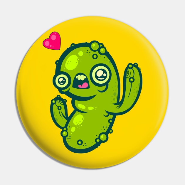 Pickled Cactus Pin by ArtisticDyslexia