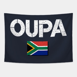 Oupa ( Grandpa ) with South Africa Flag Tapestry