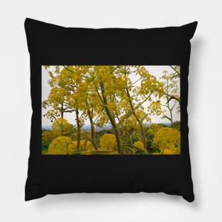 Wild fennel yellow flower Pillow