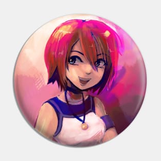 Kairi - Painterly Portrait Pin