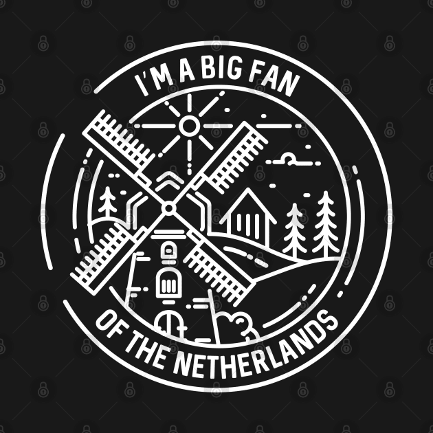 Big Fan Netherlands by LuckyFoxDesigns