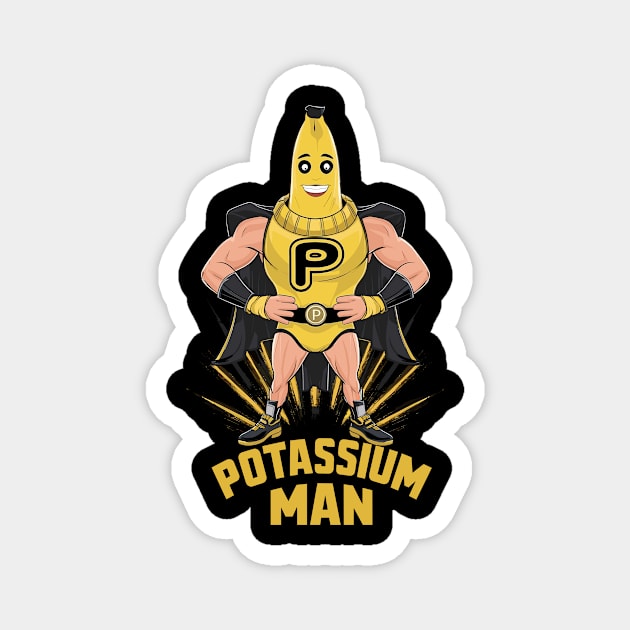 Potassium Man Magnet by Reda