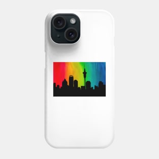 Auckland Skyline - Pride Rainbow Phone Case