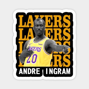 Los Angeles Lakers Andre Ingram Magnet
