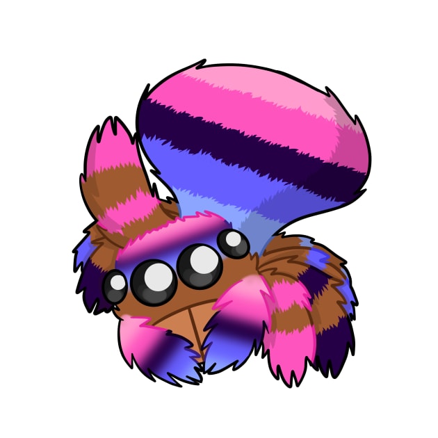 Omnisexual Peacock Spider by dragonlord19