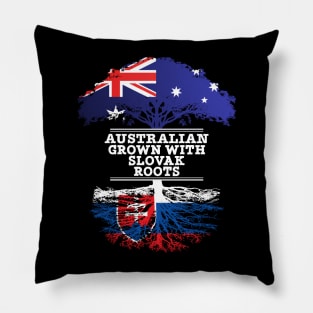 Australian Grown With Slovak Roots - Gift for Slovak With Roots From Slovakia Pillow