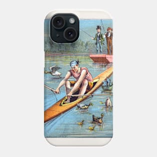 1885 Absent Minded Sculler Phone Case